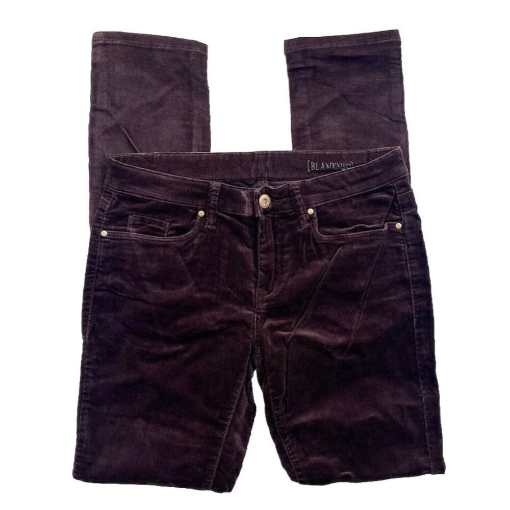 BLANKNYC Womens Brown Skinny Corduroy Pants Size 30 Stretch 5 Pocket Classic - Picture 8 of 15